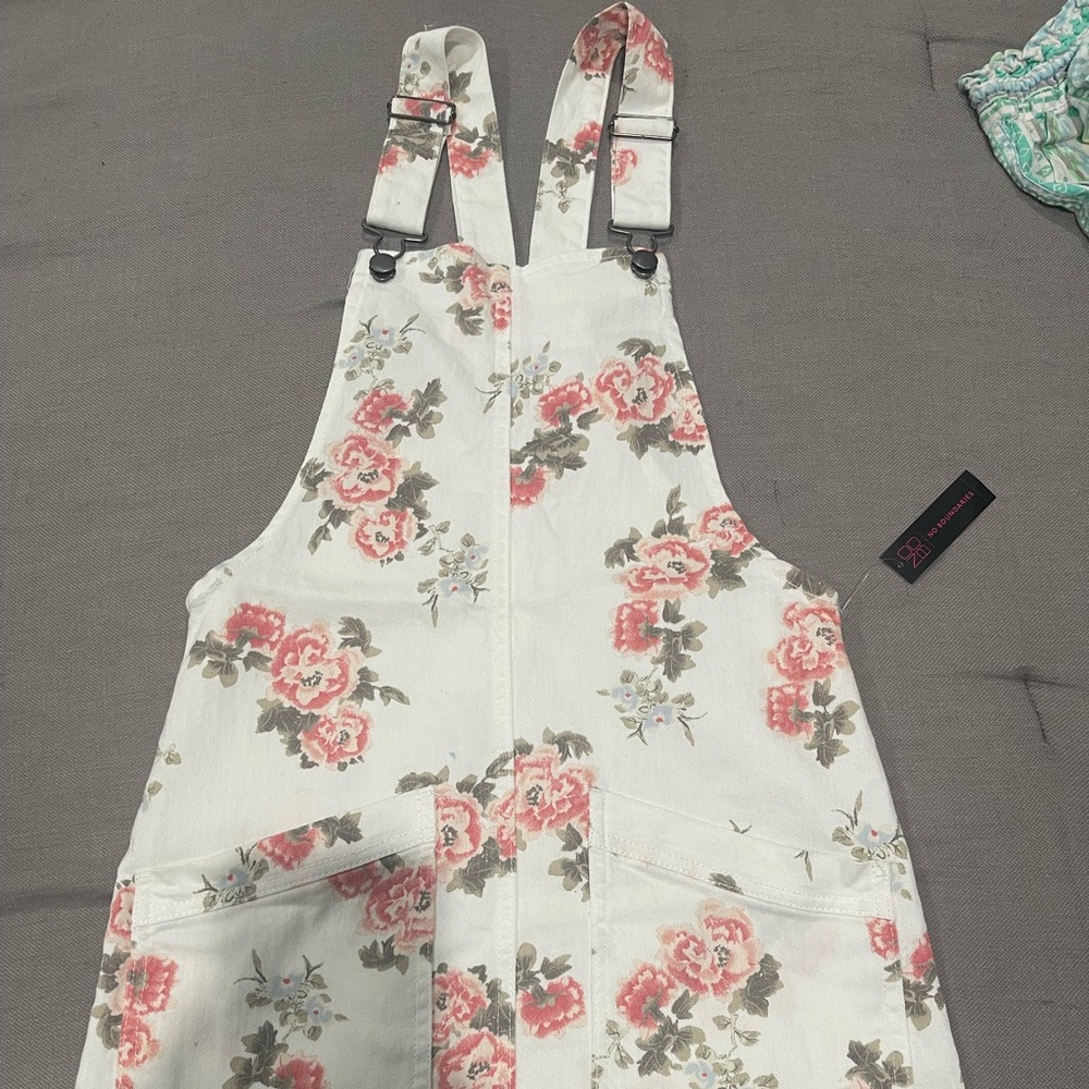 Floral overall dress